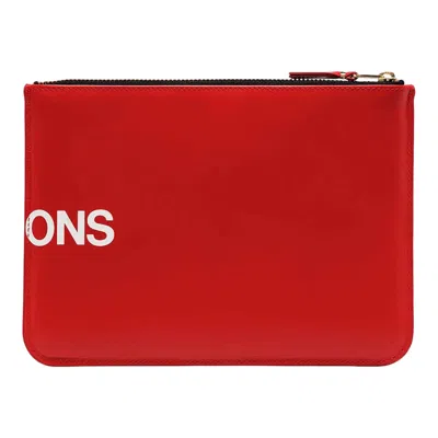 Comme Des Garçons Huge Logo Big Coin Pouch