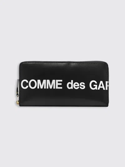 Comme Des Garçons Huge Logo Long Wallet In Black