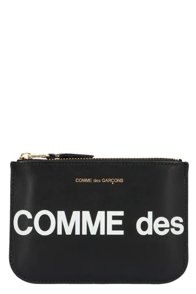 Comme Des Garçons 'huge Logo' Purse In Multi