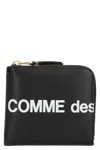 Comme Des Garçons 'huge Logo' Wallet In Black