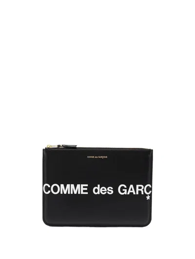Comme Des Garçons Portafoglio Huge Logo In Black