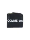 Comme Des Garçons Small Leather Goods In Black  