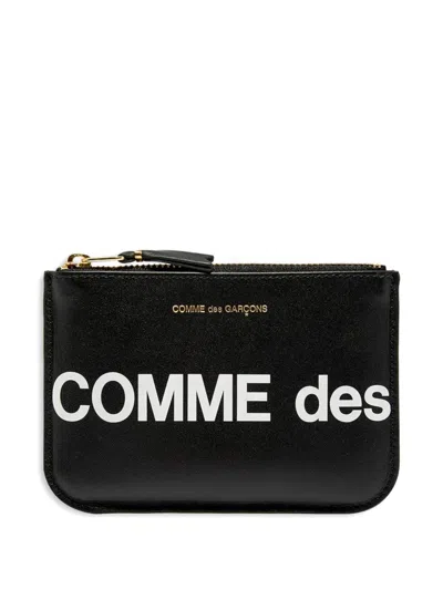 Comme Des Garçons Wallet Wallet Huge Logo In Black