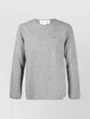 Comme Des Garçons X Lacoste Intarsia Knit Logo Wool Sweater