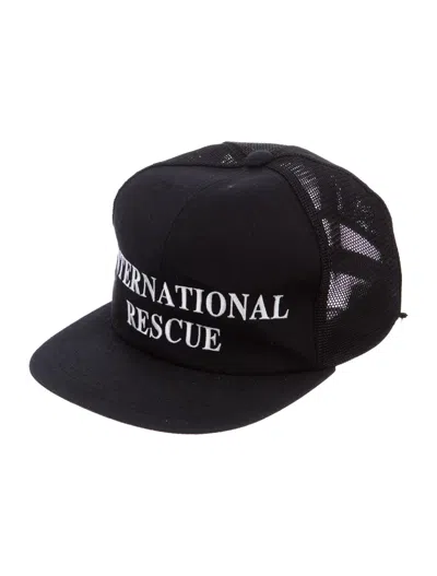 Pre-owned Comme Des Garçons International Rescue Cap In Black