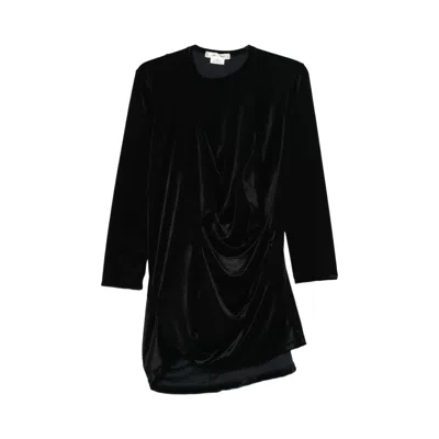 Pre-owned Comme Des Garçons Irregular Pleated Decoration T-shirt 'black' | Women's Size S