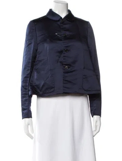 Pre-owned Comme Des Garçons Jacket In Blue