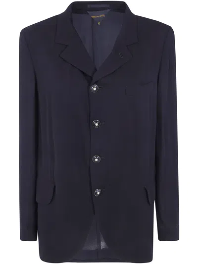 Comme Des Garçons Jacket Classic Rayon Georgette In Black