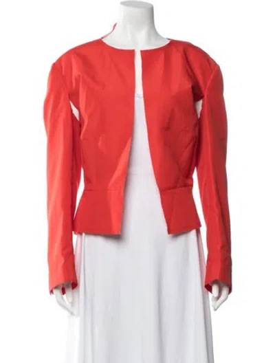 Pre-owned Comme Des Garçons Jacket In Orange/red