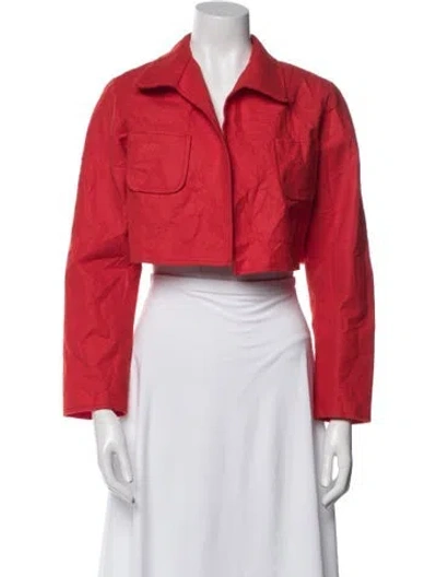 Pre-owned Comme Des Garçons Jacket In Red