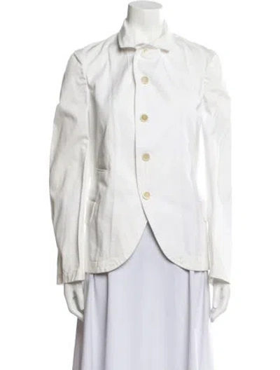 Pre-owned Comme Des Garçons Jacket In White