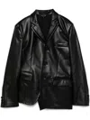 Comme Des Garçons Long-sleeved Casual Jacket In Black