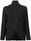 Comme Des Garçons Jacquard Stripe Jacket In Black