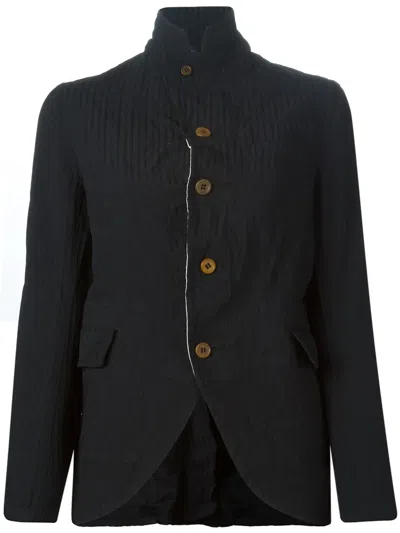 Comme Des Garçons Jacquard Stripe Jacket In Black