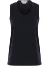 Comme Des Garçons Comme Des Garcons Logo Jersey Tank Top In Black