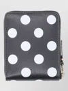 Comme Des Garçons Keyring Wallet Polka Dot Pattern Spain In Black