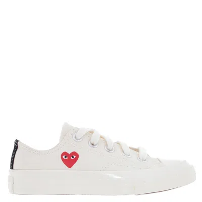 Comme Des Garçons Comme Des Garcons Kids X Converse Heart-logo Sneakers In White