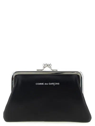 Comme Des Garçons 'kiss Clasp' Purse In Black