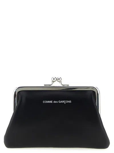 Comme Des Garçons Kiss Clasp Purse In Black