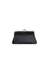 Comme Des Garçons Kiss-clasp Purse In Black