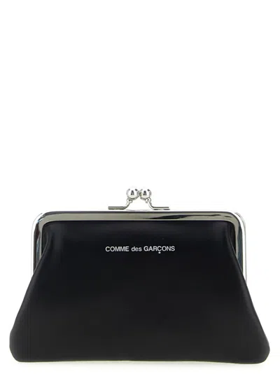 Comme Des Garçons 'kiss Clasp' Purse In Black