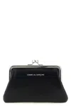 Comme Des Garçons 'kiss Clasp' Purse In Black