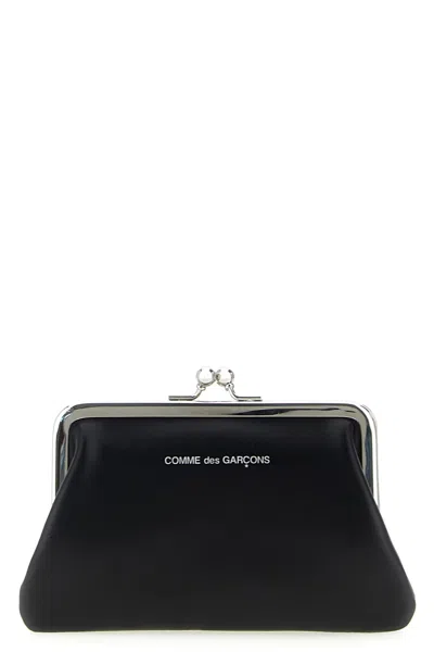 Comme Des Garçons 'kiss Clasp' Purse In Black