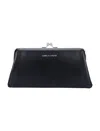 Comme Des Garçons Kiss-clasp Purse In Black