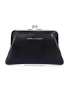 Comme Des Garçons Kiss Clasp Wallet In Black