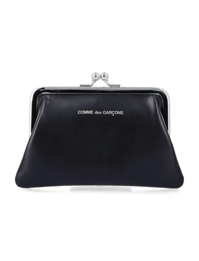 Comme Des Garçons Kiss Clasp Wallet In Black