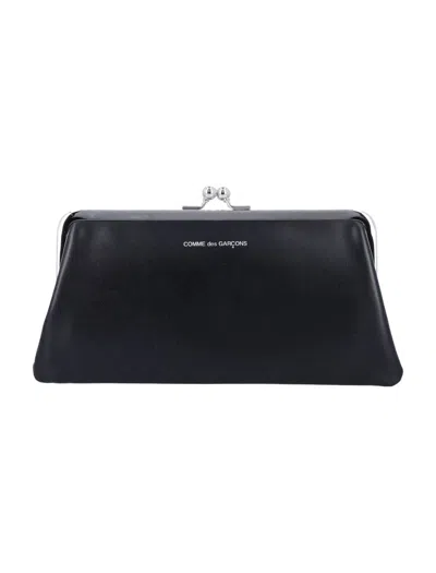 Comme Des Garçons Kiss Clasp Wallet L In Yellow