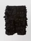 Comme Des Garçons Knee Length Ruffled Design Shorts In Multi
