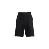Comme Des Garçons Knee-length Shorts With Wide Leg In Black
