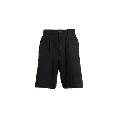 Comme Des Garçons Knee-length Shorts With Wide Leg In Black