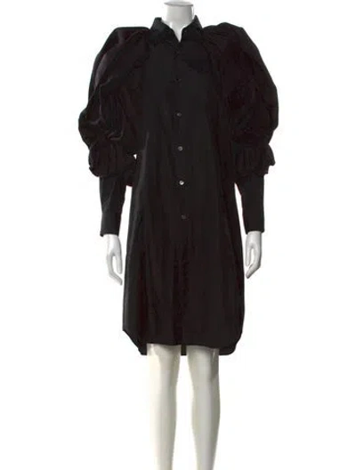 Pre-owned Comme Des Garçons Knee-length Dress In Black