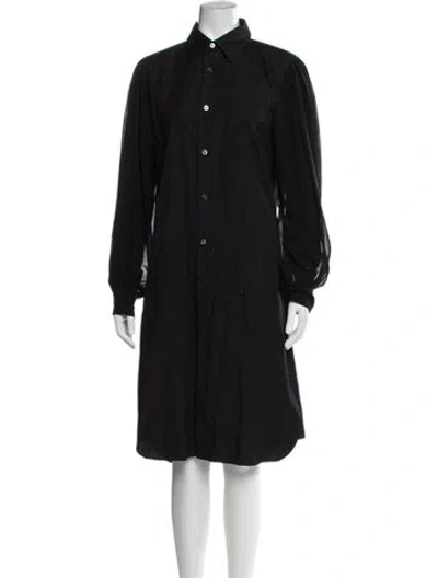 Pre-owned Comme Des Garçons Knee-length Dress In Black