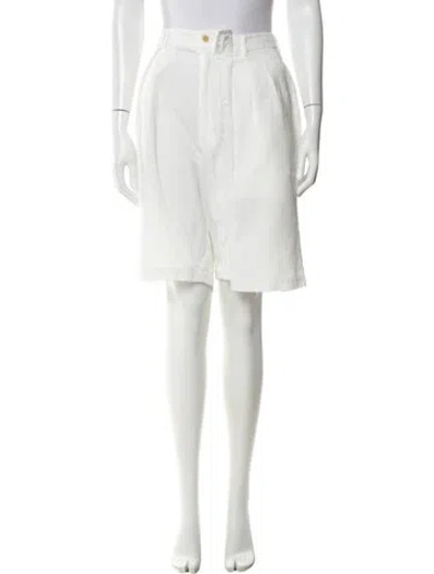 Pre-owned Comme Des Garçons Knee-length Shorts In White