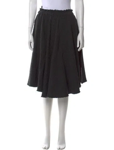 Pre-owned Comme Des Garçons Knee-length Skirt In Black