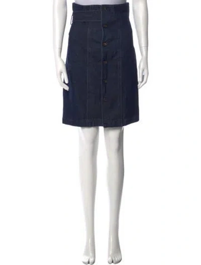 Pre-owned Comme Des Garçons Knee-length Skirt In Blue