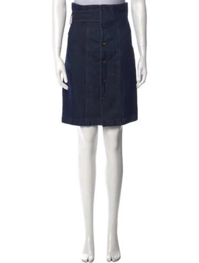 Pre-owned Comme Des Garçons Knee-length Skirt In Blue