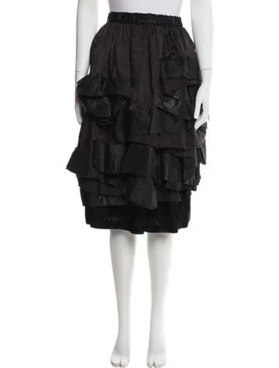 Pre-owned Comme Des Garçons Knee-length Skirt In Gray