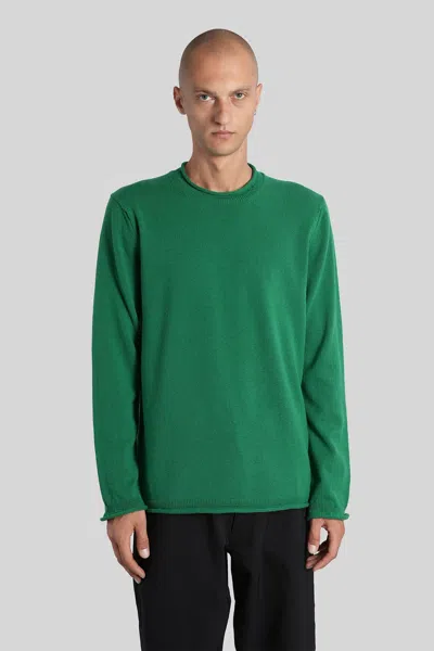 COMME DES GARÇONS KNITWEAR IN GREEN WOOL
