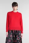 Comme Des Garçons Knitwear In Red Wool In Red