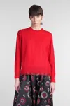 Comme Des Garçons Knitwear In Red Wool In Red
