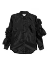Comme Des Garçons Knot-detail Shirt In Multi