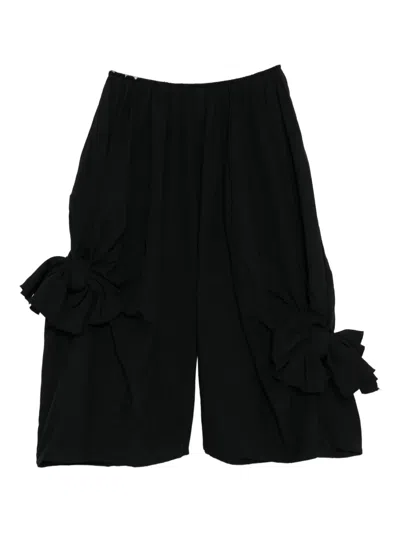 Comme Des Garçons Knot-detail Trousers In Multi