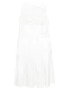 Comme Des Garçons Knotted Dress In White