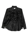 Comme Des Garçons Knotted Shirt In Black