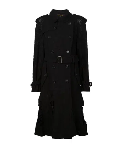 COMME DES GARÇONS LACE TRENCH COAT