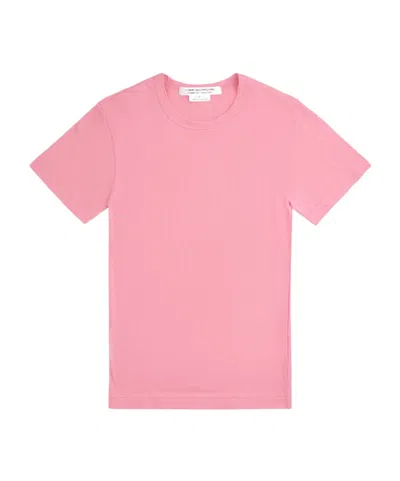 Comme Des Garçons Ladies Back Logo T-shirt Pink In Multi